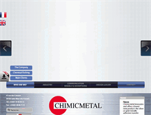 Tablet Screenshot of chimicmetal.com